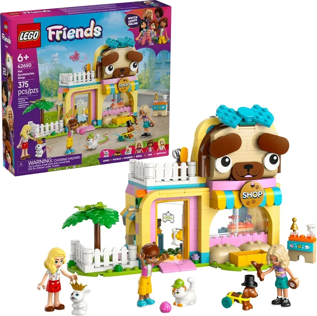 Trgovina z dodatki za hišne ljubljenčke LEGO Friends 42650