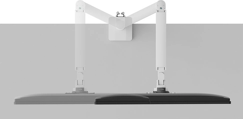 Kotni nastavljiv nosilec za monitor Neomounts DS70-250WH1, s sponko/prek prirobnice, 9 kg, 43,2 cm (17"), 88,9 cm (35"), 100 x 100 mm, bel