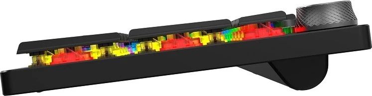 Brezžična tipkovnica RF iBox AURORA K-6 + Bluetooth QWERTY, črna