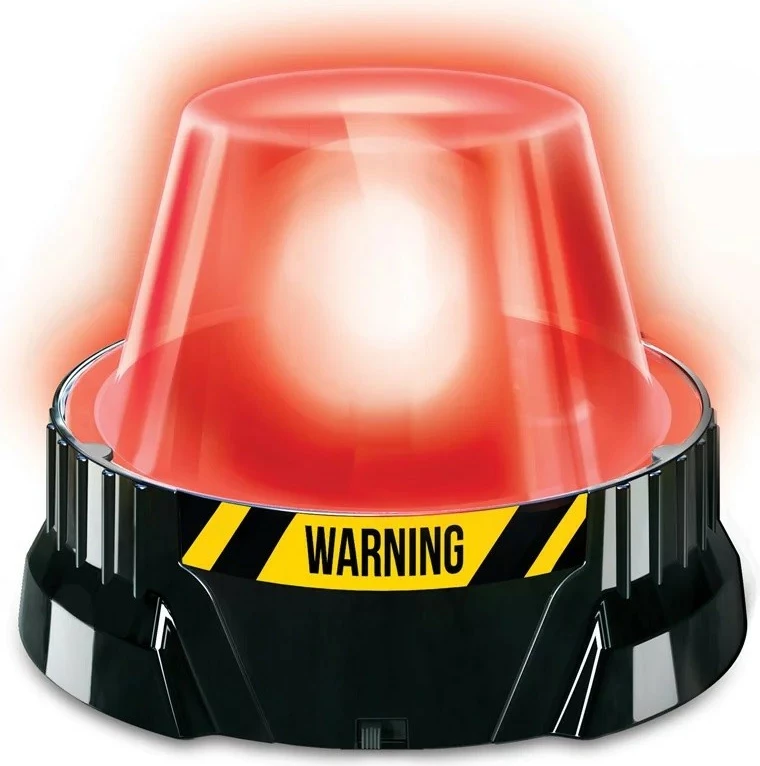 Izobraževalni komplet za izdelavo utripajoče nujne luči, brez baterij, za otroke, 4m KidzLabs Flashing Emergency Light