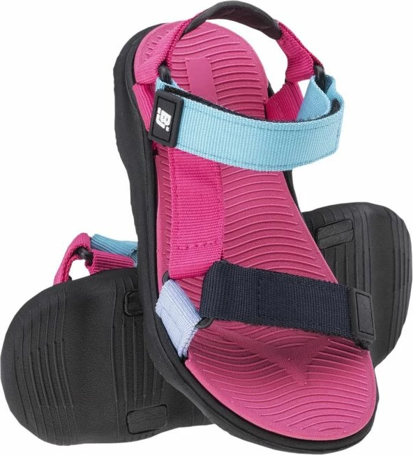 Sandali za otroke Bejo, črni in rožnati