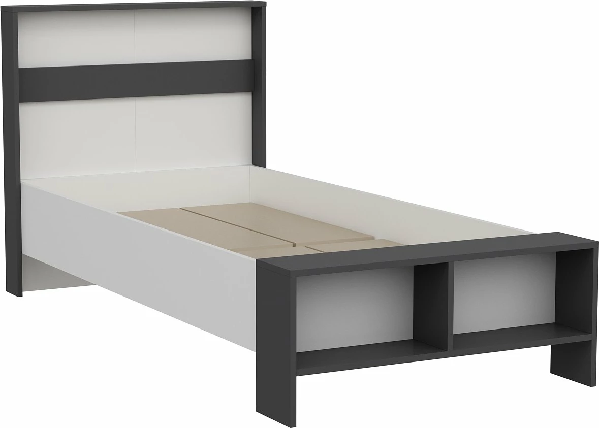 Enojni okvir Skye Decor Life, bel in antracit