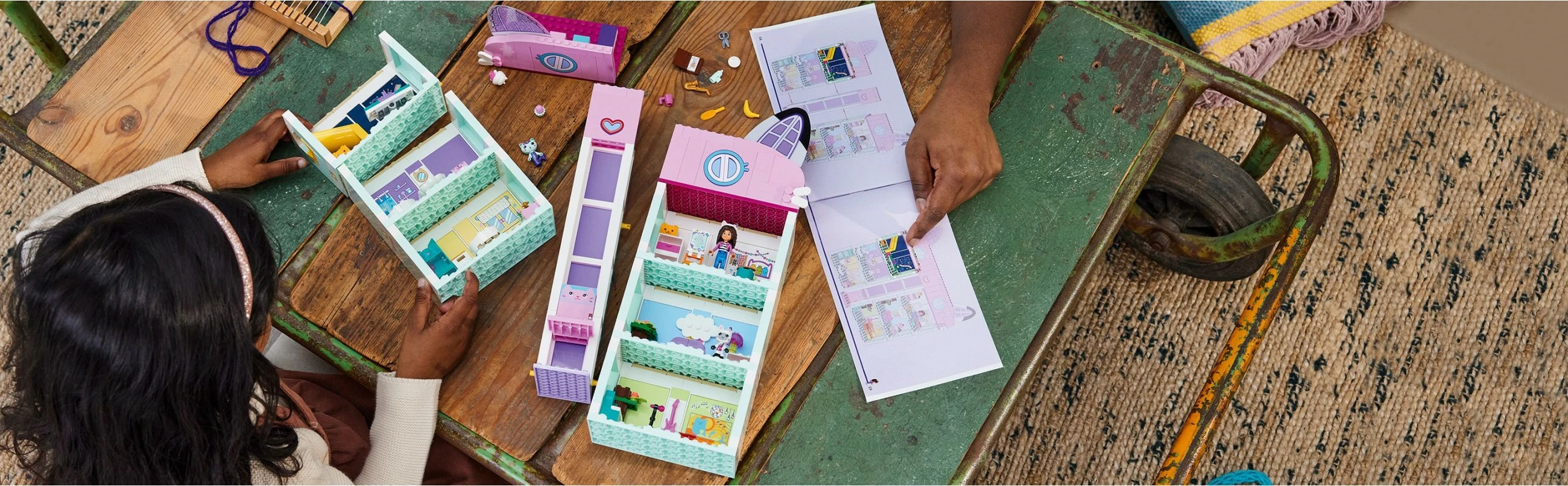 Igralni set Gabby's Dollhouse LEGO 10788, 498 delov, večbarven