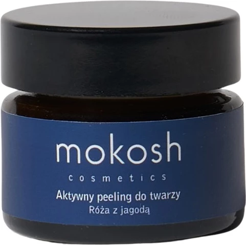 Piling za obraz za ženske Mokosh Rose z Berry 15 ml