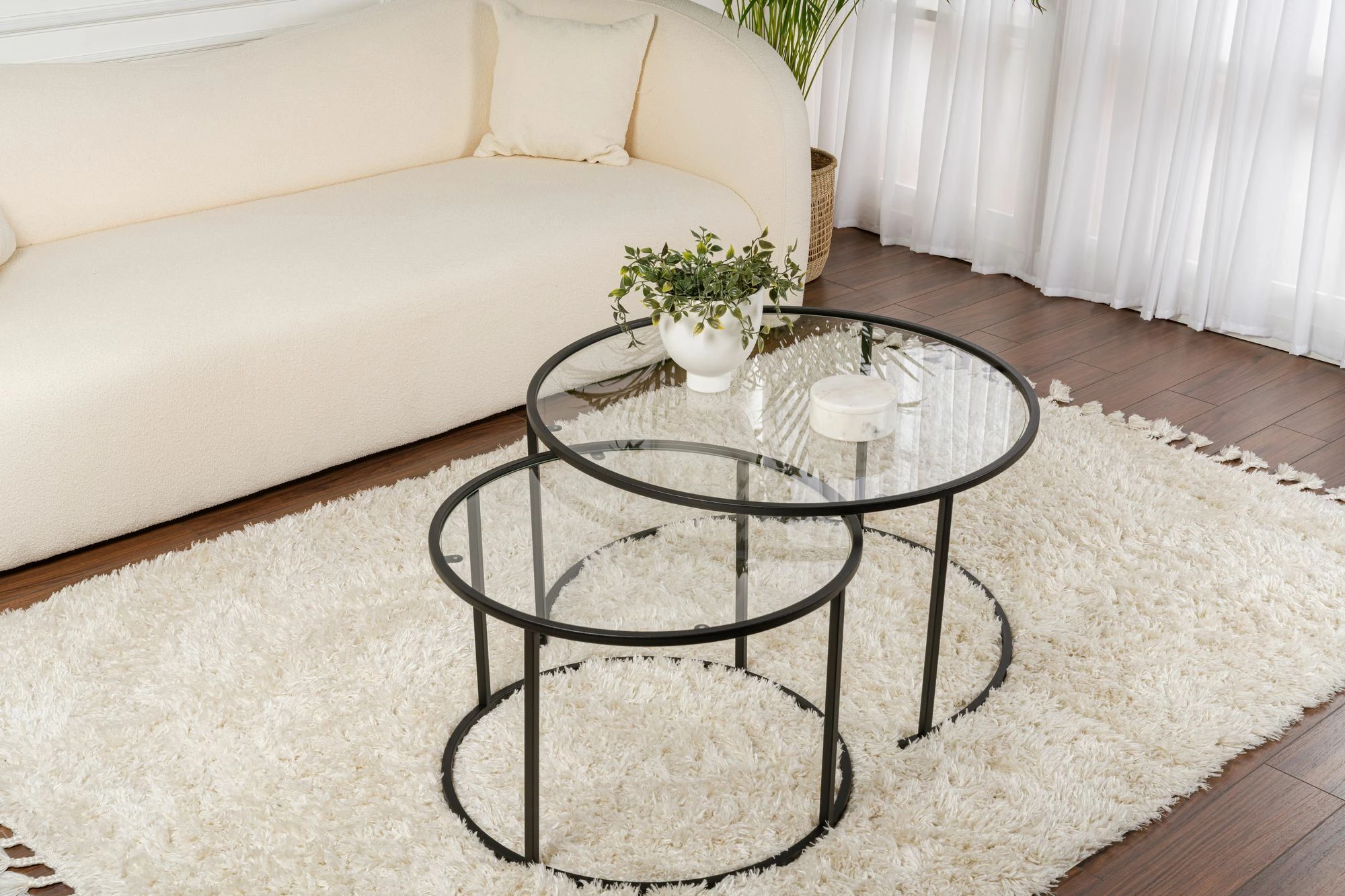 Set mizic za kavo Nordure, Aurum - 80, 60 - črn, prozoren