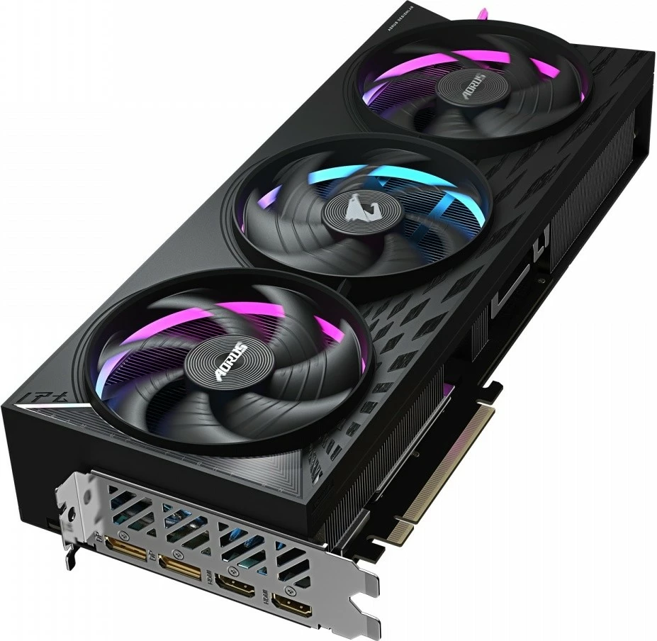 Grafična kartica Radeon RX 9070 XT AORUS ELITE Gigabyte, 16 GB GDDR6, 256-bit, 3 ventilatorji, črna