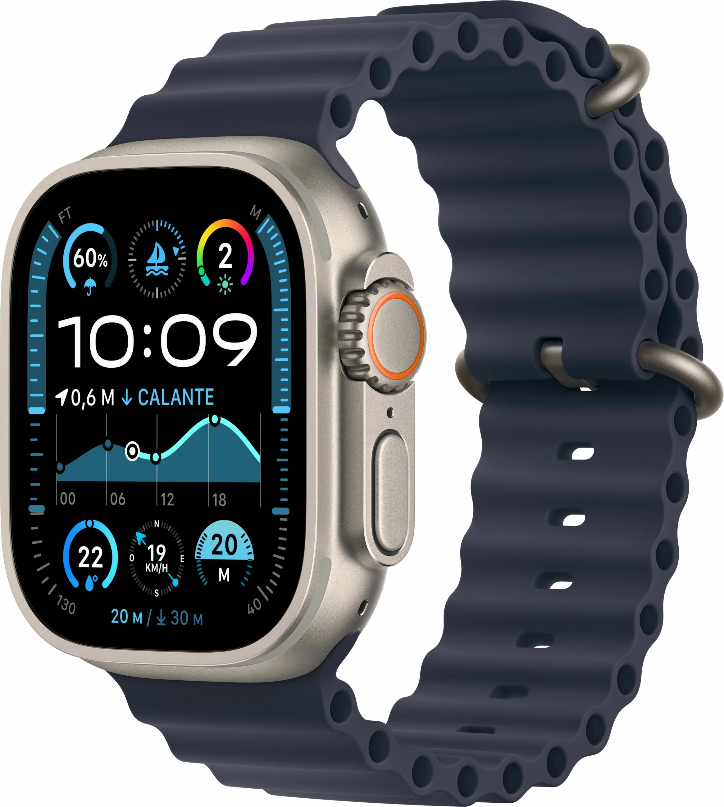 Pametna ura Titanium Apple Watch Ultra 2 GPS + Cellular 49 mm, 64 GB, morsko modra