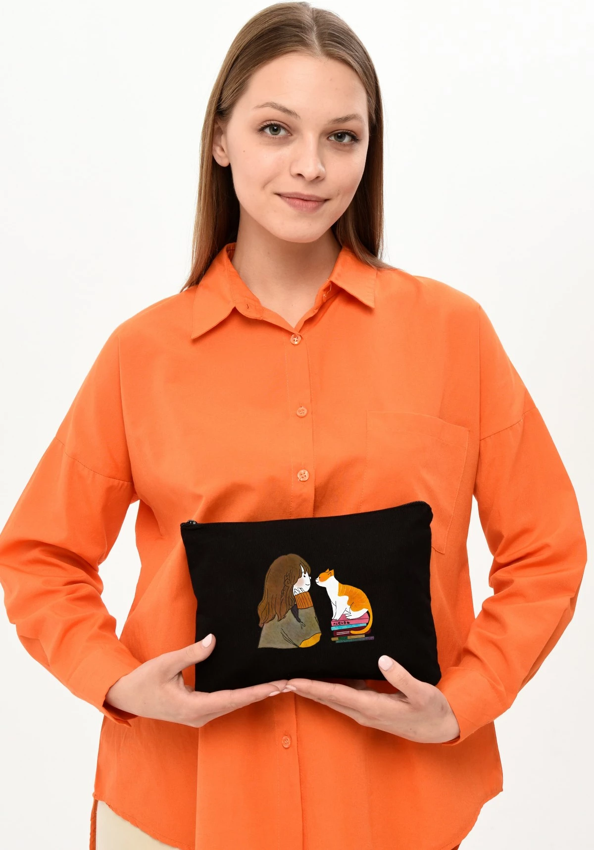 Toaletna torbica za make-up, Zoozie Bags, črna, 25 x 18 cm