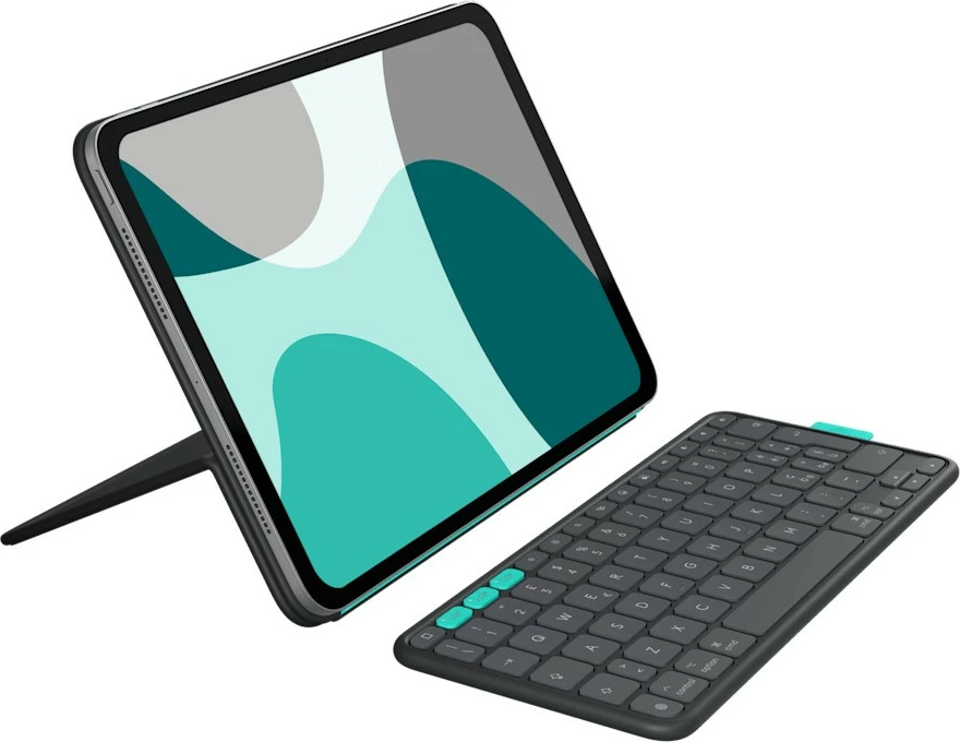 Brezžična Bluetooth tipkovnica Logitech FLIP FOLIO, graphite