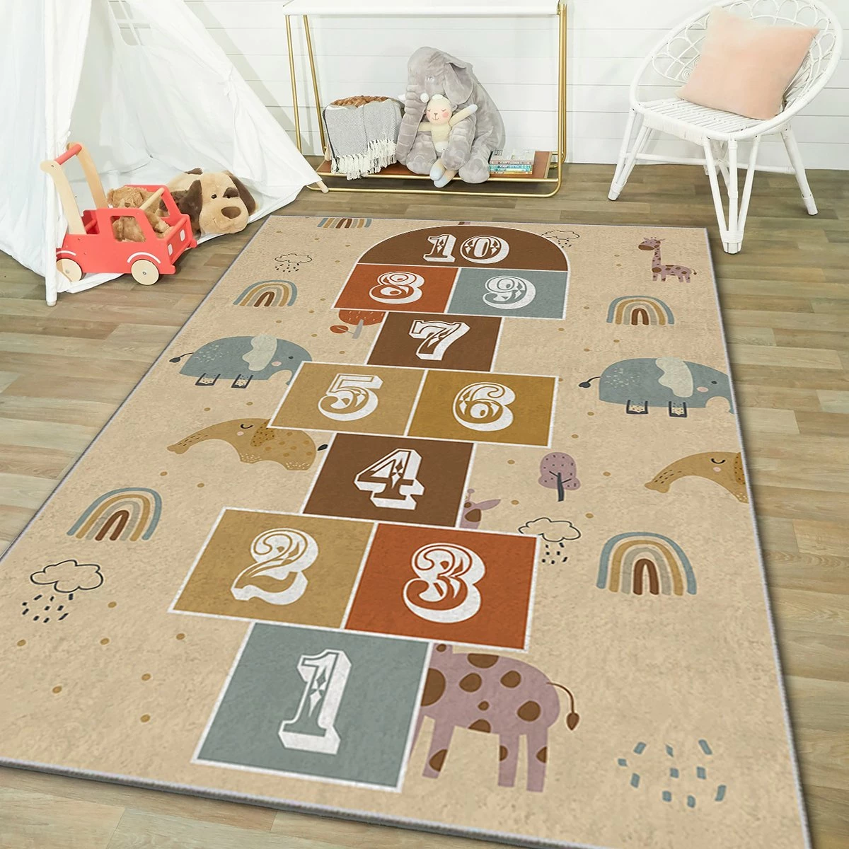 Večbarvna preproga za otroke, Conceptum Hypnose HMI KDC-117, 120 x 180 cm