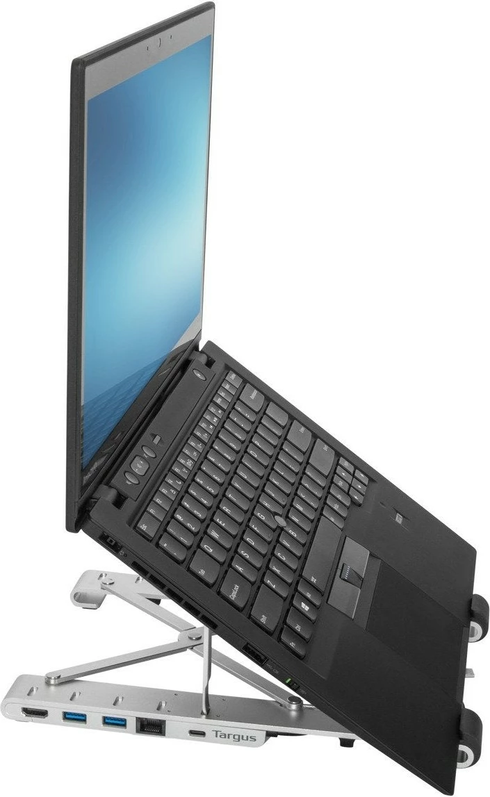 Prenosna stojala in dok Targus D Portable Stand and Dock, USB-C, 15,6 inch, srebrna