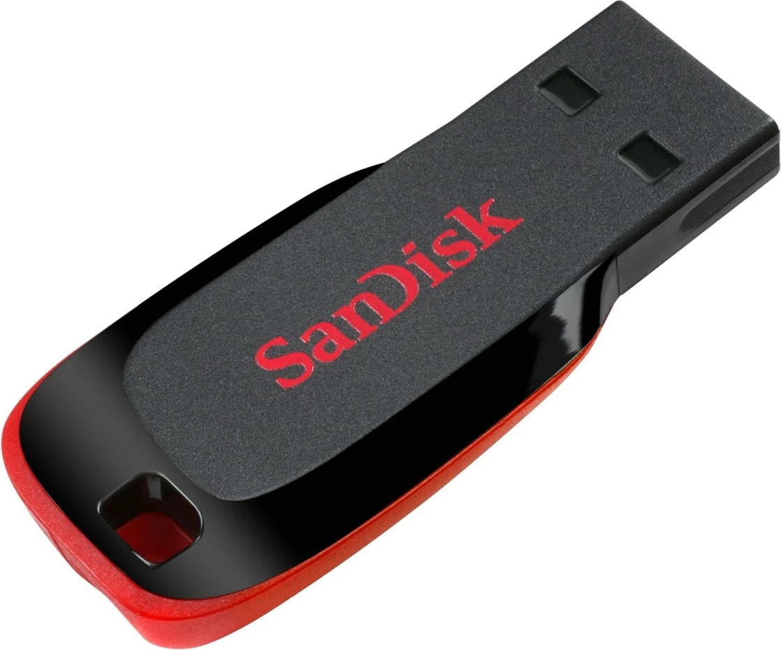 USB 32 GB, črno-rdeč SanDisk Cruzer Blade