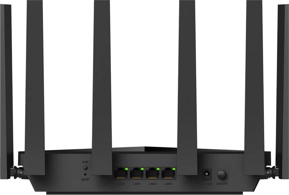 Tri-pasovni brezžični usmerjevalnik Cudy WR11000, 2,5 Gigabit Ethernet, črn