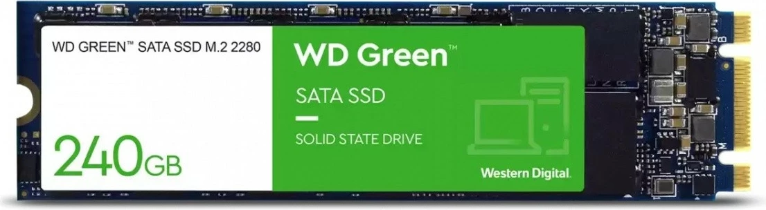 SSD 240 GB M.2 2280, Western Digital Green WDS240G3G0B
