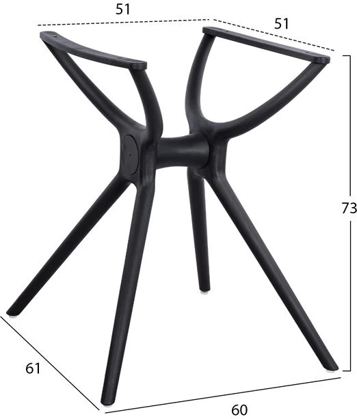 Polipropilenska osnova črna FH462.01 za površino 80x80