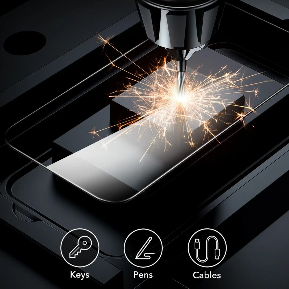 Zaščitno steklo ESR za iPhone 15 Pro Max, 2 kosa, prosojno