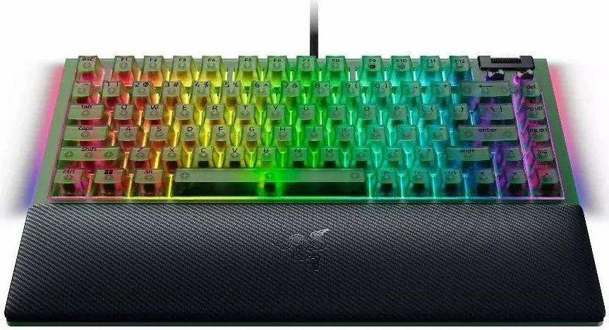 Mehanska tipkovnica 75% Razer BlackWidow V4, Phantom Green, RGB, US