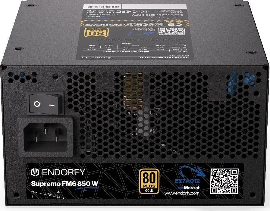 Napajalnik Endorfy Supremo FM6 850W, črn