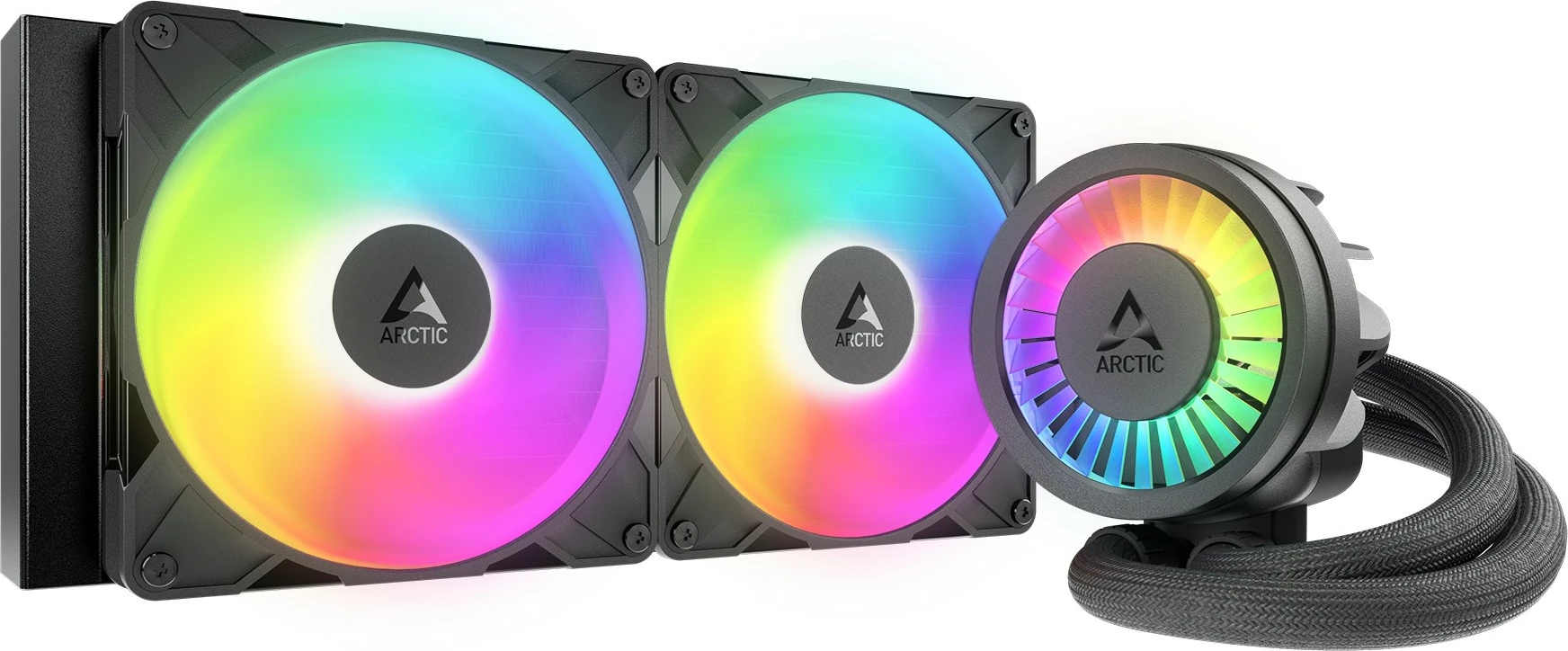 Vodeni hladilnik 280 mm z A-RGB osvetlitvijo, ARCTIC Liquid Freezer III Pro 280 A-RGB