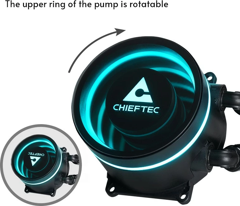 Hladilnik CPU z vodo 360 mm Chieftec ICEBERG RGB