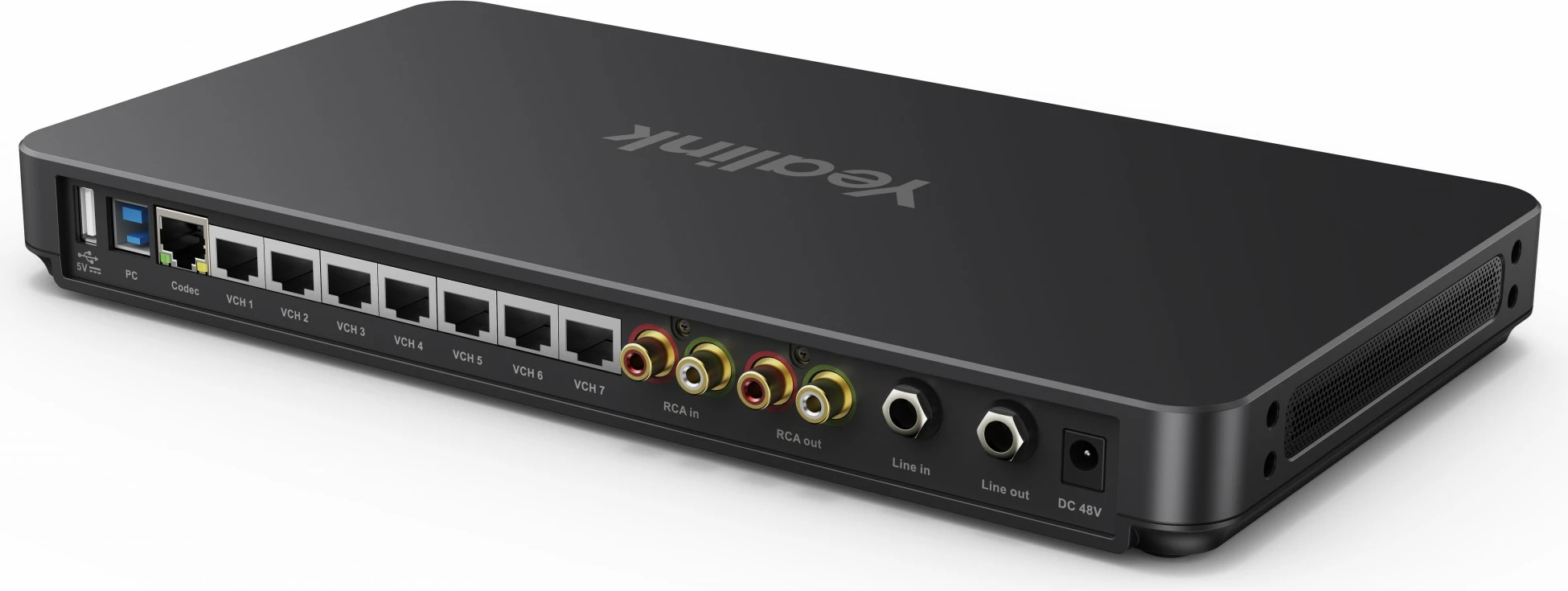 Procesor za avdio in video Yealink AVHub, črn