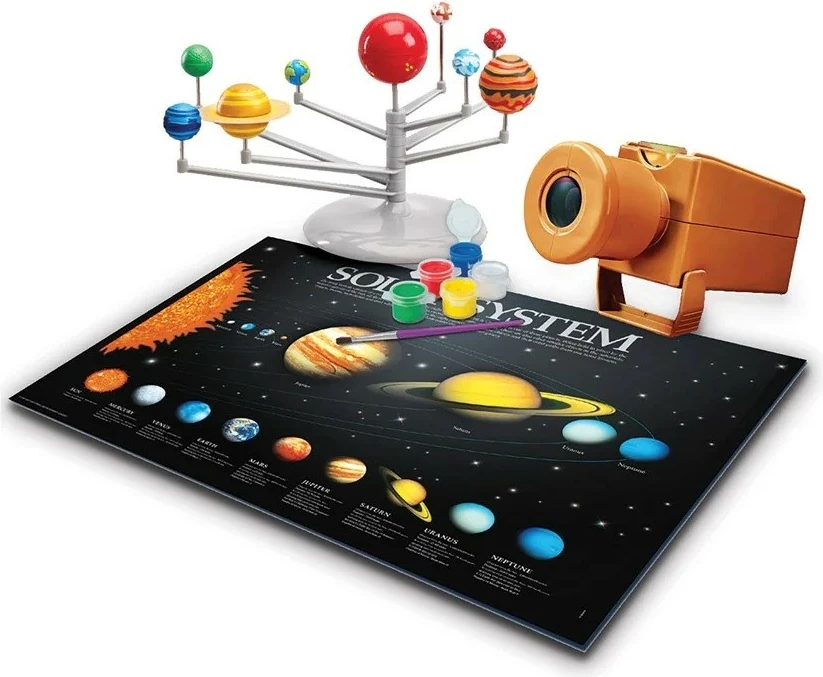 Edukativni set Discovering Space 4m, za otroke, brez baterij