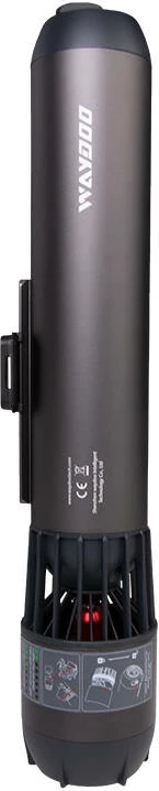 Nadzirni podvodni skuter, Waydoo 5010000105, 56 min, 1,4 m/s, črn