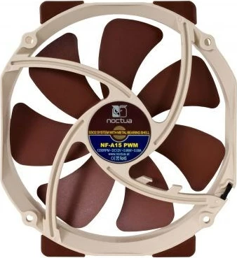 Ventilator za računalnik Noctua NOC-NF-A15-PWM, 14 cm, bež/rjav