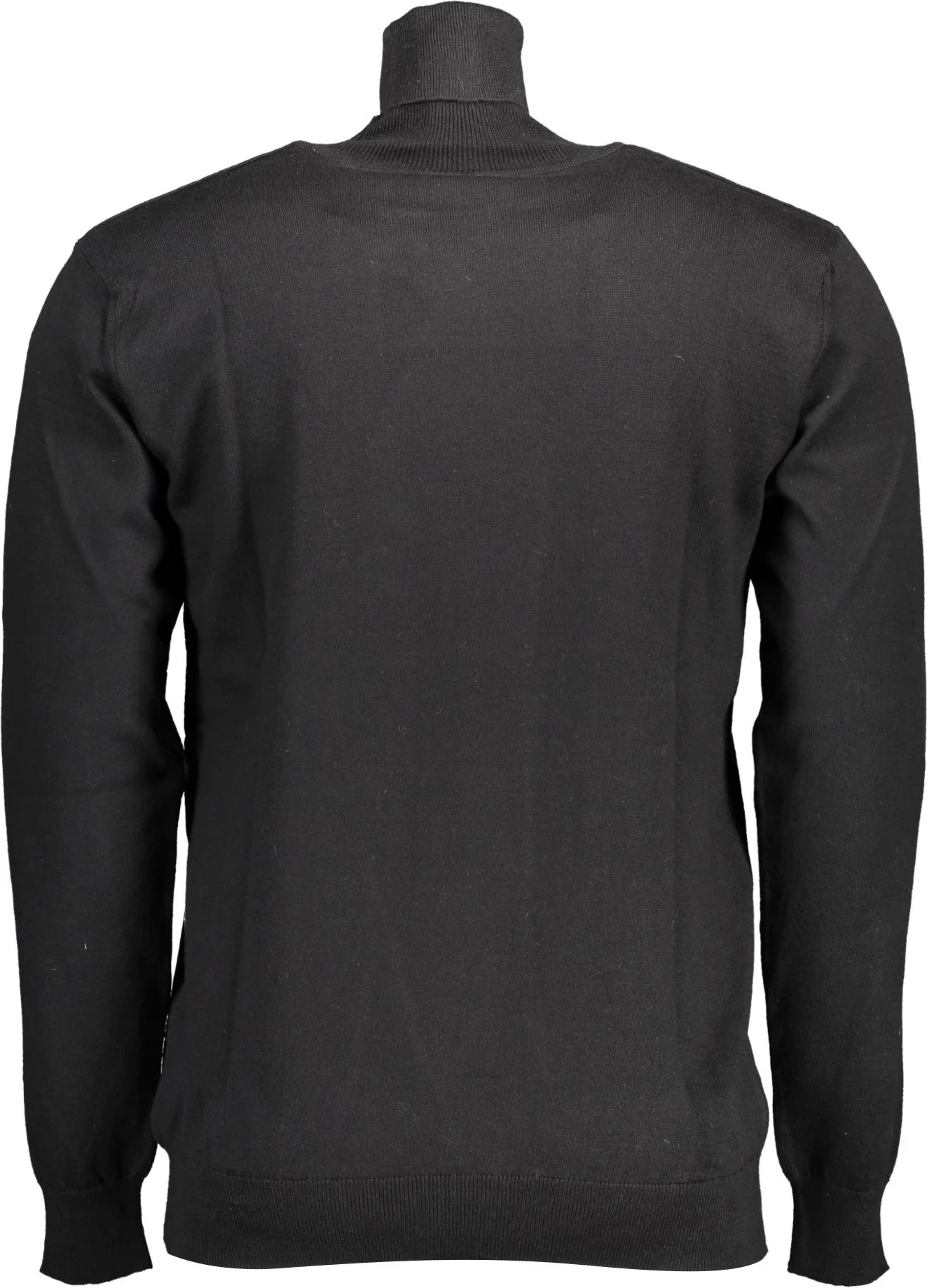 Majica polo z visokim ovratnikom za moške U.S. POLO, črna