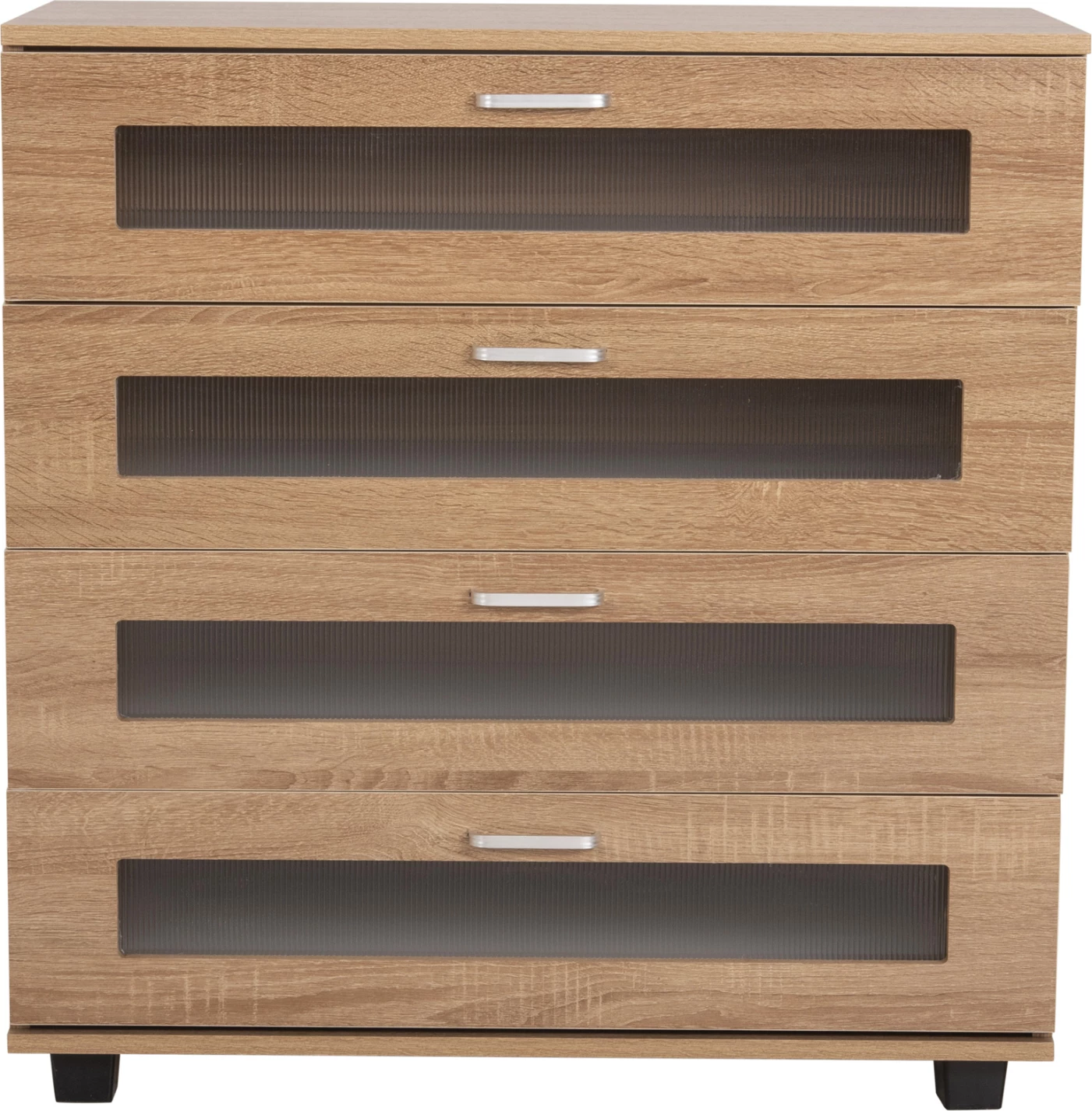 Komoda THORGAN FH9880.01 melamin v sonoma barvi - 4 predali 80Χ40Χ83Hcm