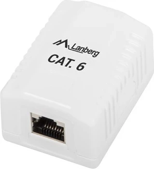 Kabel LANBERG, kategorija 6, bel