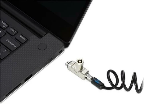 Varnostni kabel za prenosnik ClickSafe 2.0 N17 Slim Kensington z ključem, 1,8 m, črn/srebrn