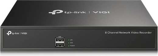 Omrežni video snemalnik VIGI TP-LINK NVR1008H, 8 kanalov, WiFi, SATA, črn