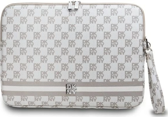 Ovitek za prenosnik 16", DKNY, eko usnje, bež, z ročnim trakom