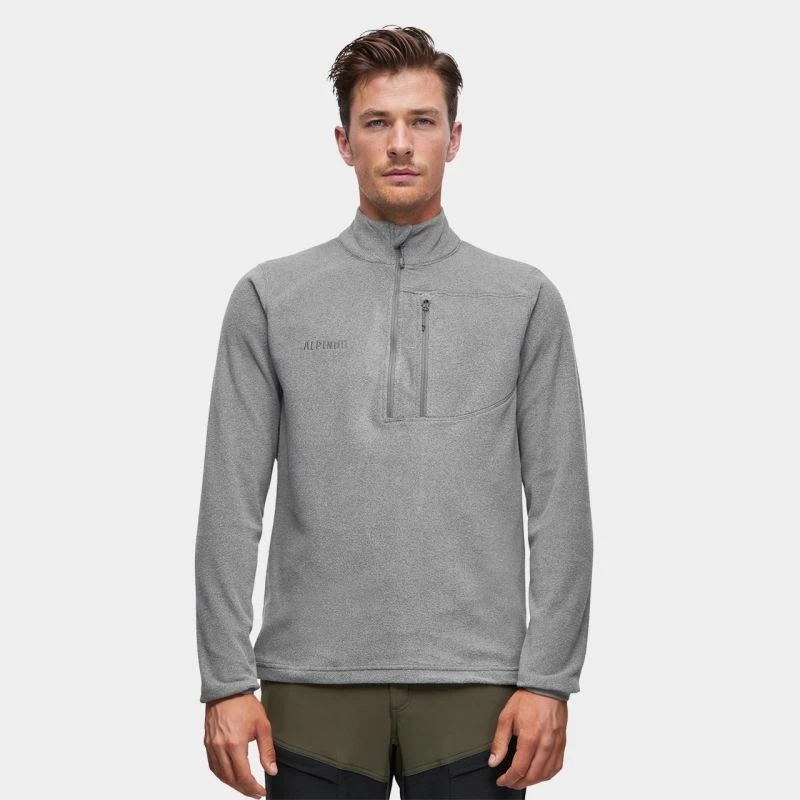 Duks (polar) Kerkis, Alpinus, moški, z zadrgo 1/3, sivi