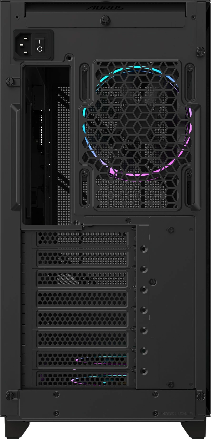 Kompjuterska kaseta Gigabyte GB-AC400G, Midi, črna