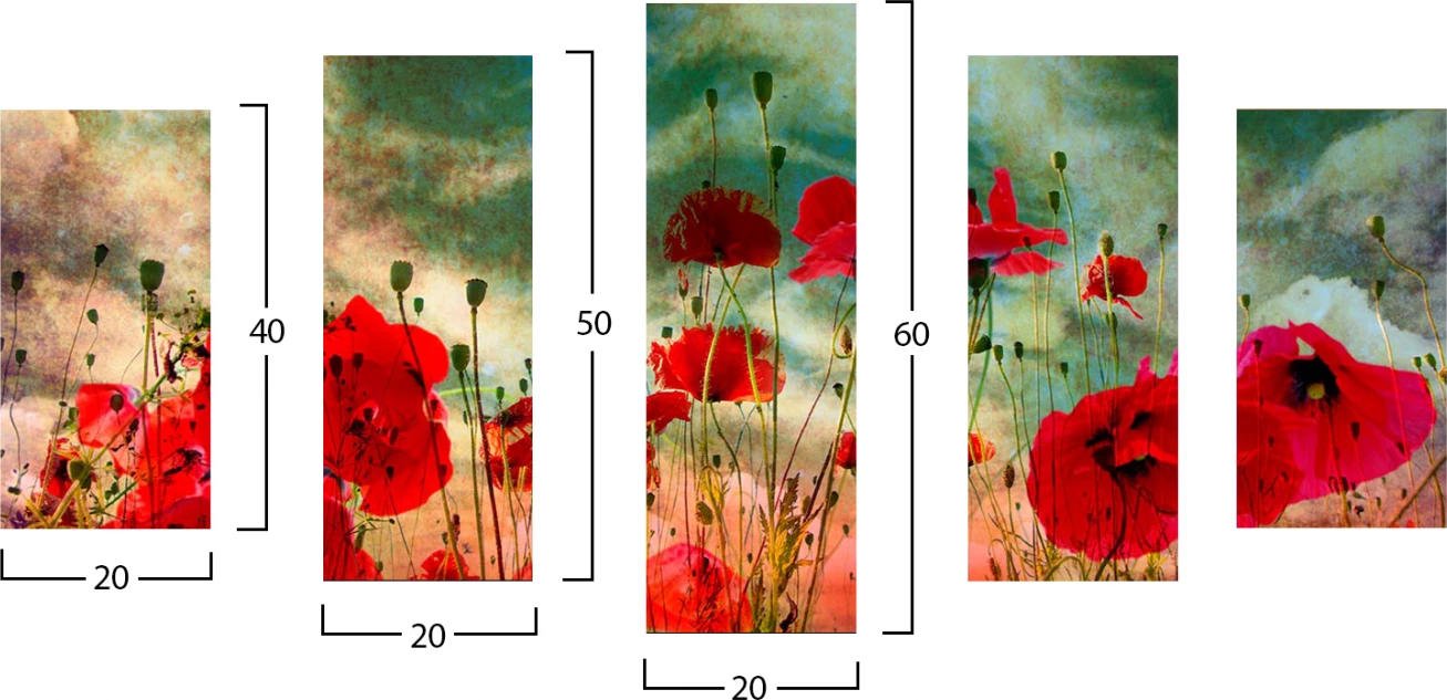 Pet kosov desk MDF makovo polje FH7206.03 100X0,3X60 cm