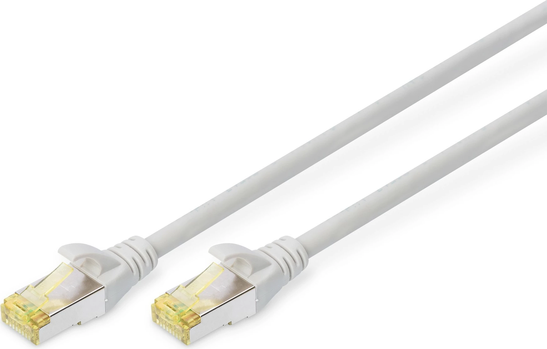 Mrežni kabel Cat6a 15 m S/FTP, RJ-45, siv — Digitus
