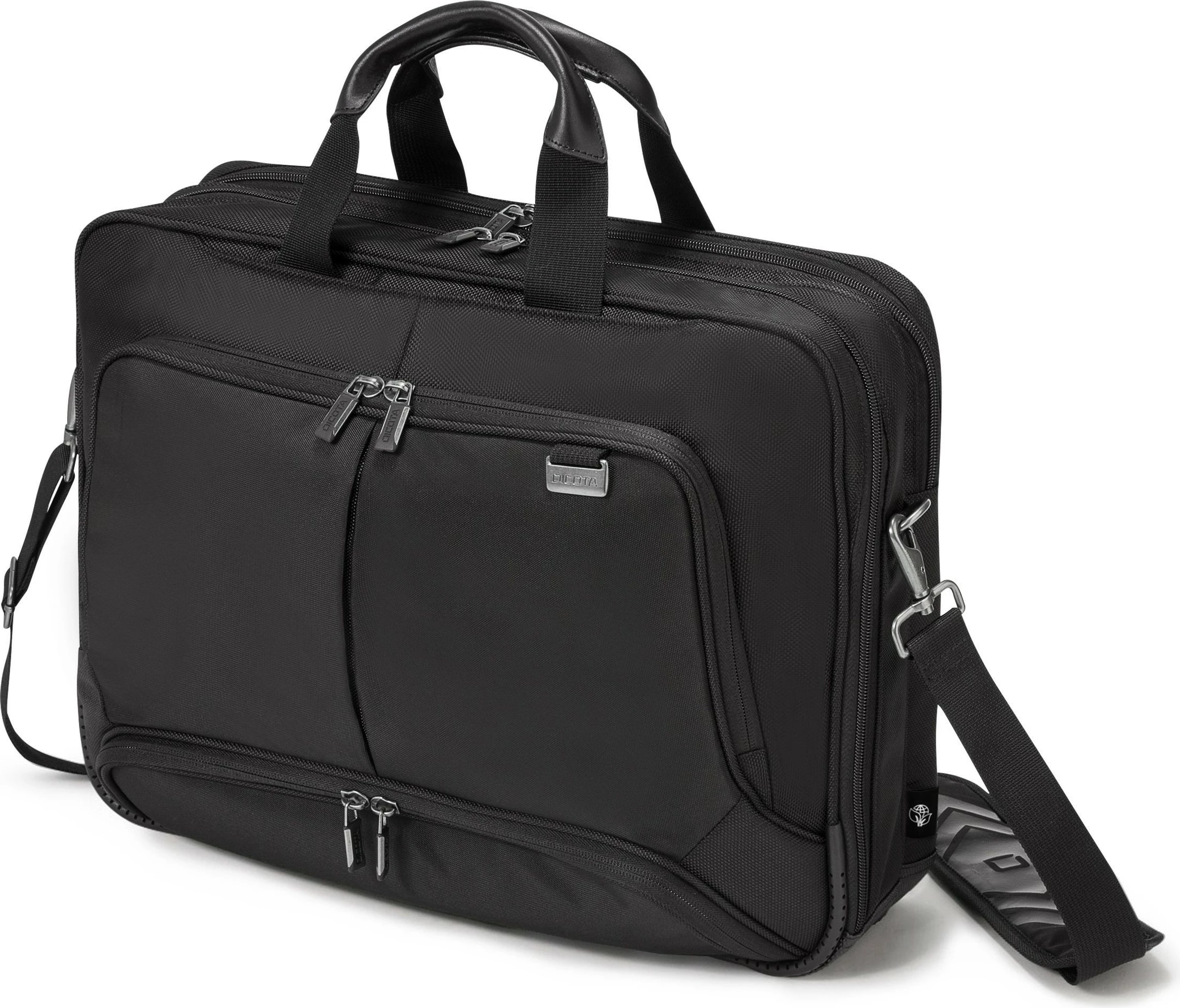 Torba toploader Eco Top Traveller PRO DICOTA, 35,8 cm (14,1"), črna