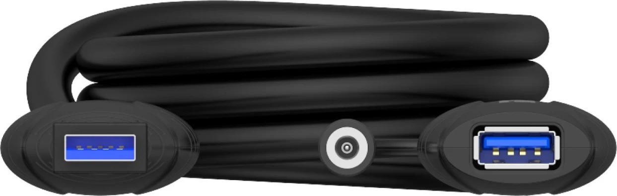 Podaljšek USB Unitek, 15 m, črn