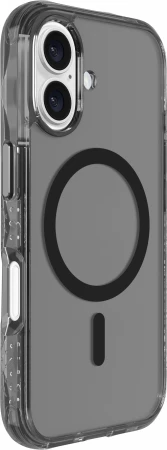 Zaščitna prozorna/črna prevleka Crystal Matter X MagSafe za iPhone 16 Plus, LAUT