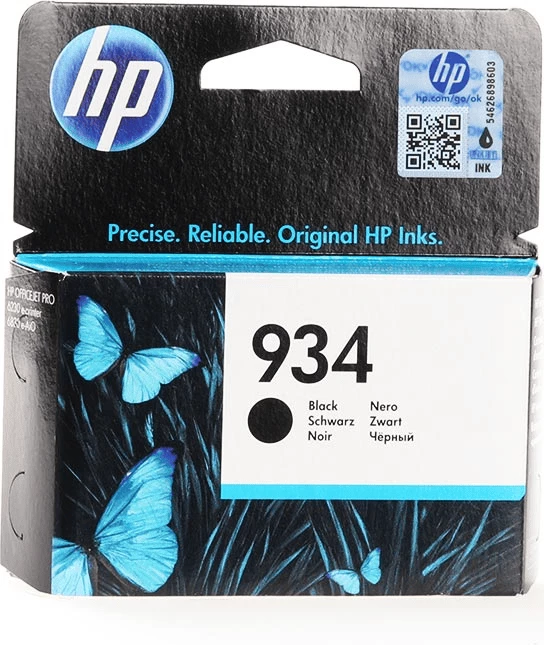 Kartuša s črnilom, 10 ml, do 400 strani, standard, črna — HP 934 C2P19AE