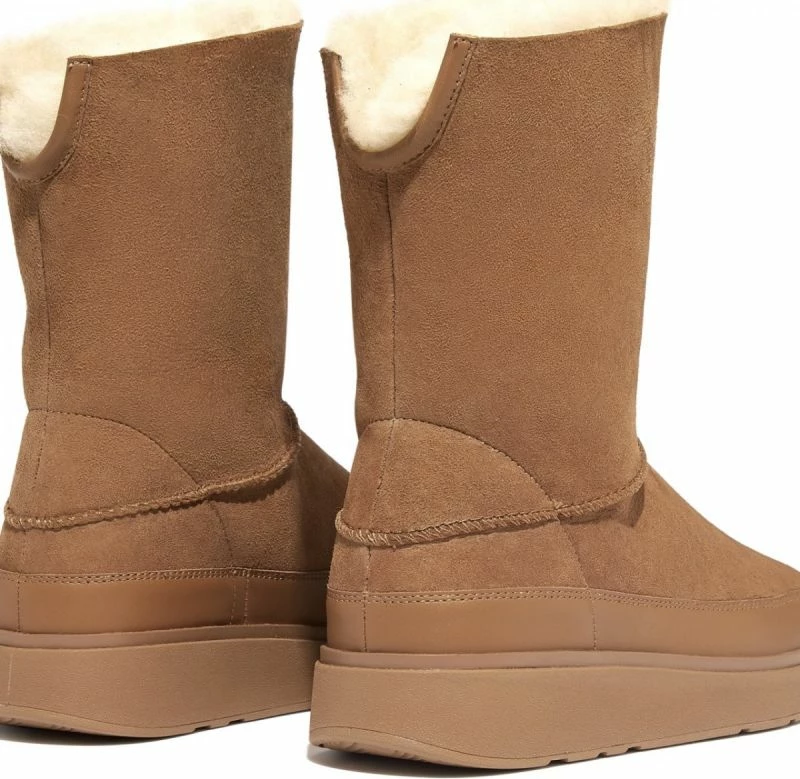 Čizme FitFlop, rjave – ženske