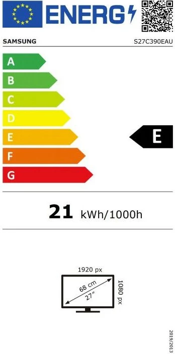 27" zaslon Full HD LED, 4 ms, črn - Samsung S39C