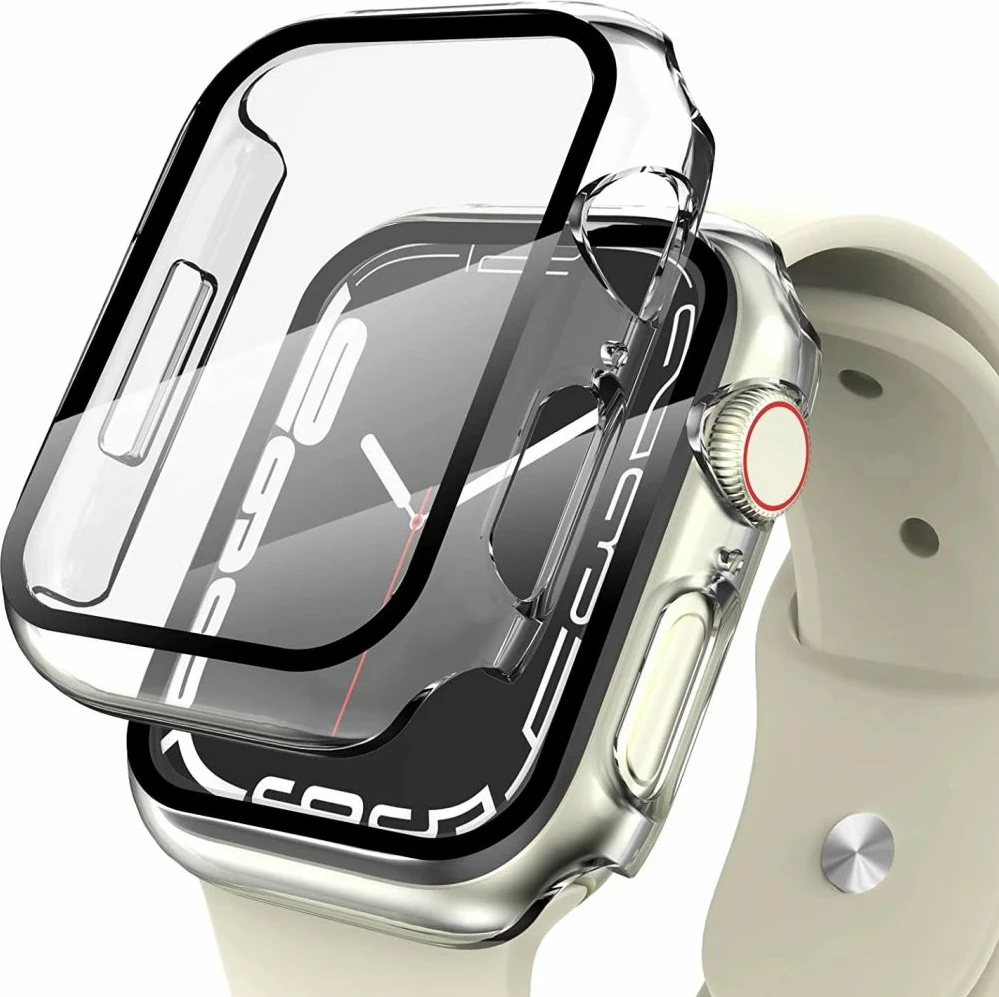 Zaščitni ovitek Defense360 Tech-Protect za Apple Watch 7/8/9 45 mm, prozoren