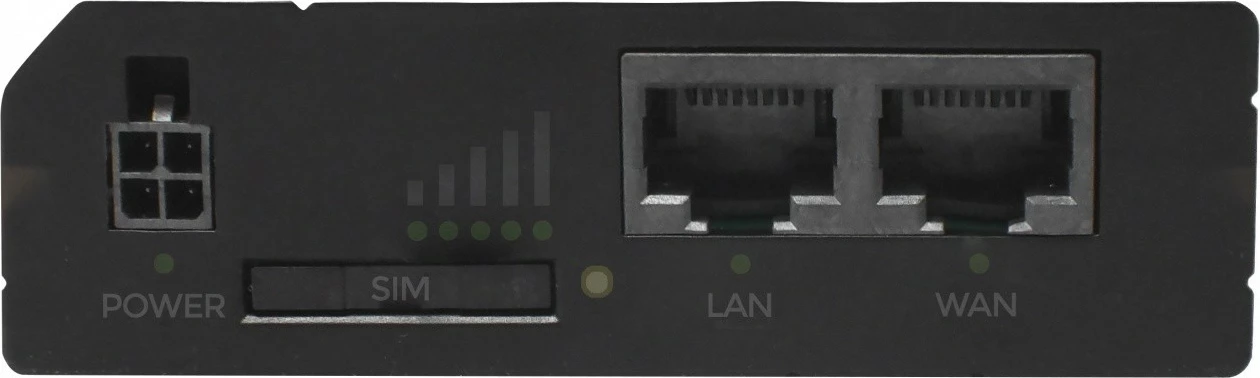 Profesionalni 4G/LTE usmerjevalnik, TELTONIKA RUT200, Wi‑Fi, 2× Ethernet, črn