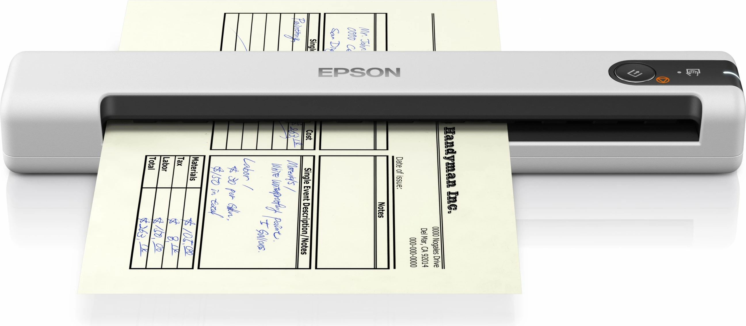 Portativen skener, Epson WorkForce DS-70, 600 x 600 DPI, A4, USB