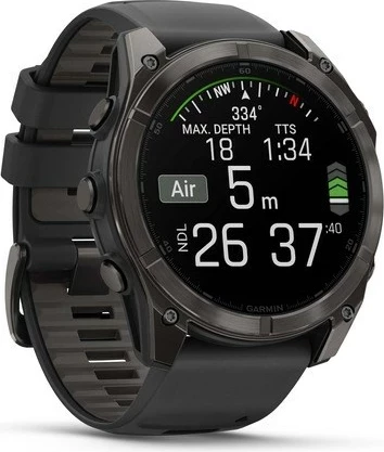 Napreden pametni športni ura, Garmin Fenix 8, 51 mm, AMOLED, 32 GB, GPS, črna