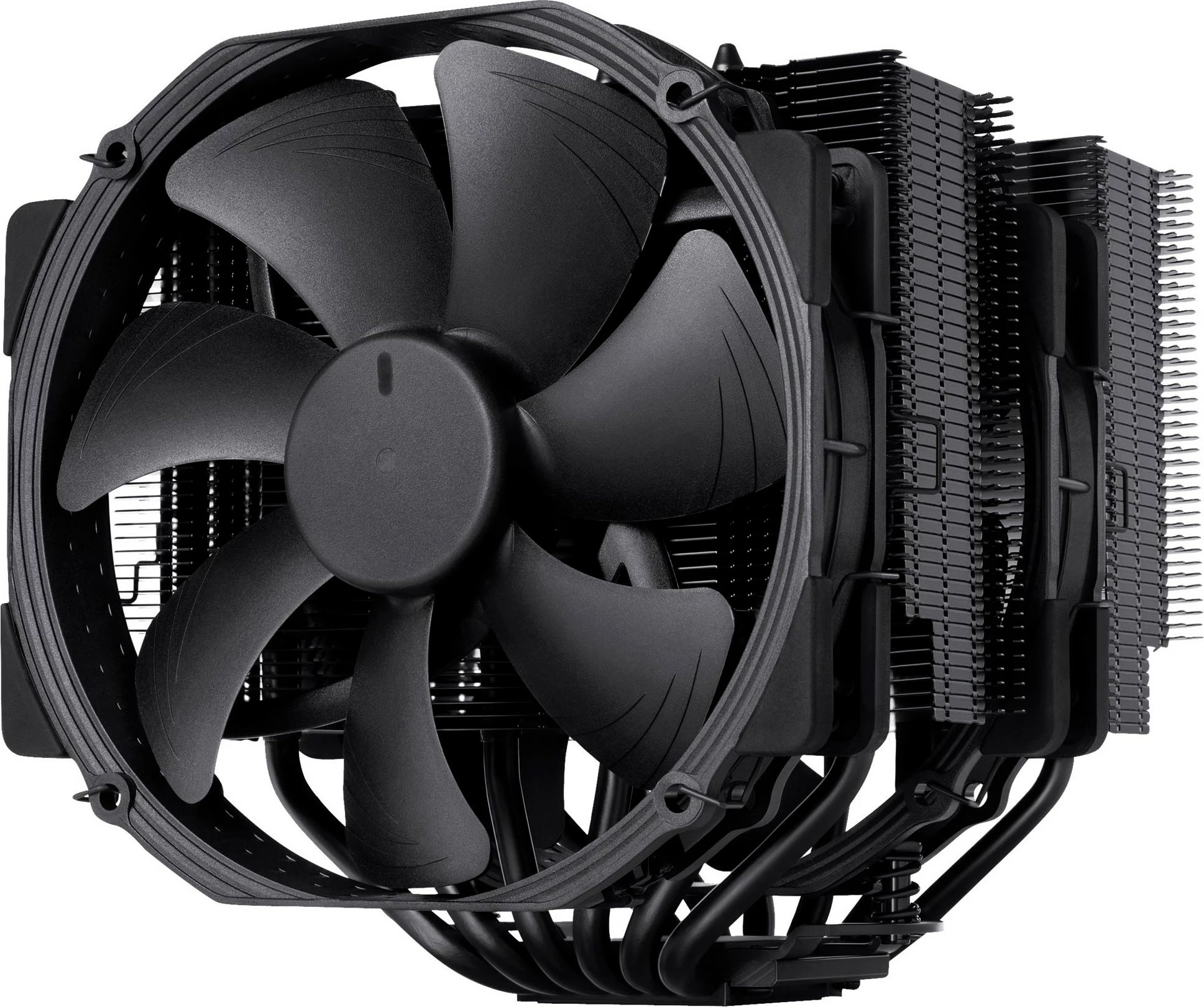 Hladilnik za procesor Noctua NH-D15 chromax.black, 15 cm, 300–1500 RPM, 24.6 dB, 140.2 m³/h, črn