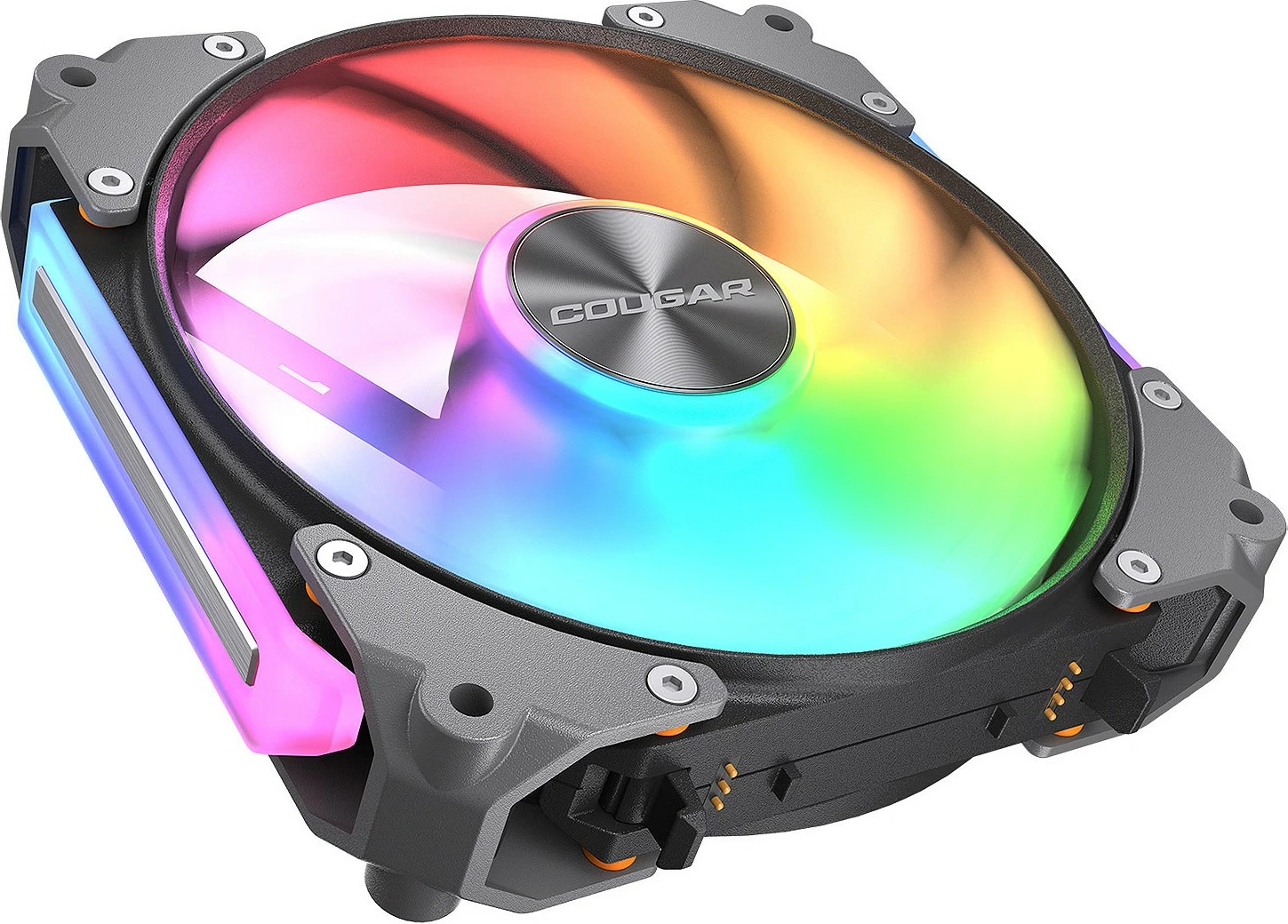 Ventilator računalniškega ohišja Apolar 120 ARGB Cougar, 120 mm, črn